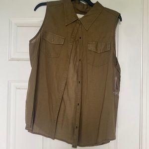 Arizona Jean sleeveless top NWT